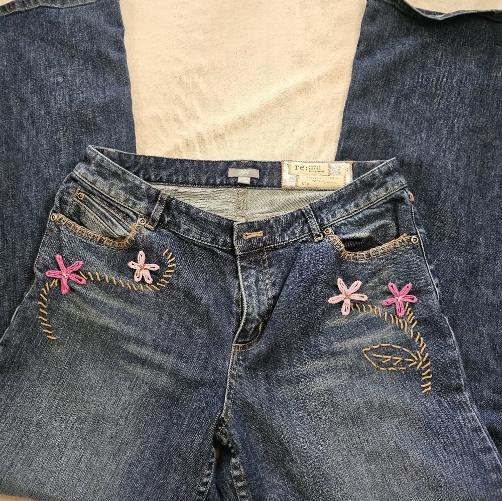 J Jill embroidered jeans